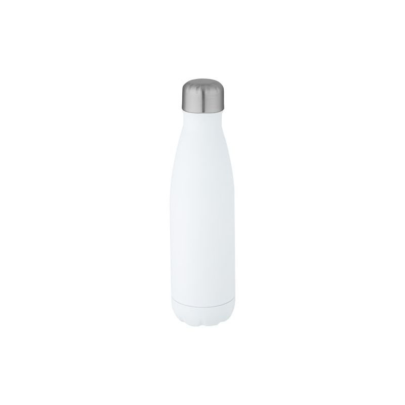 Botella con aislamiento al vacío de cobre y acero inoxidable reciclado con certificación RCS de 500 ml "Cove"