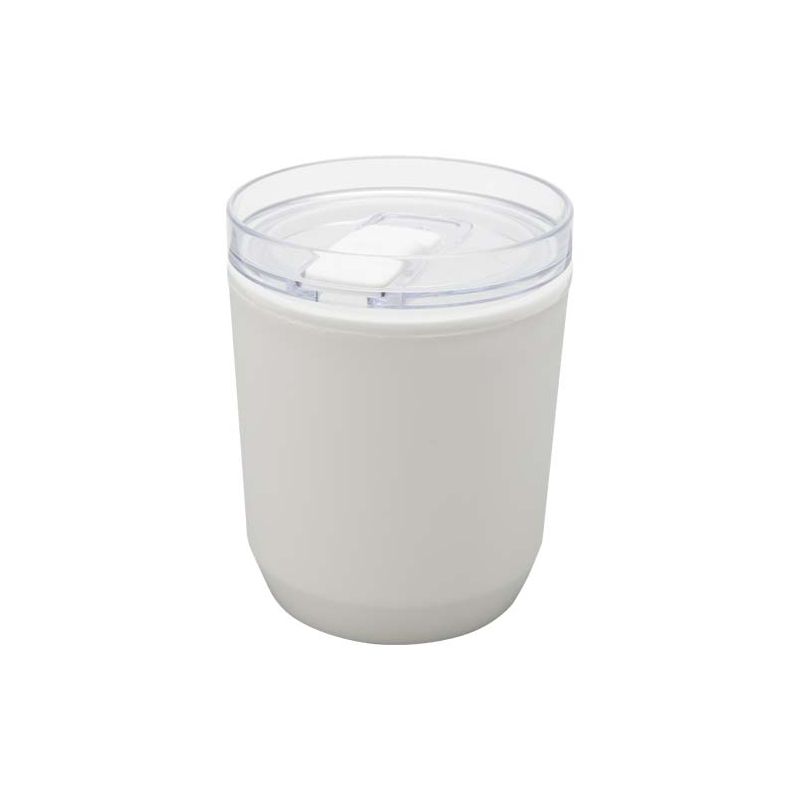 Vaso térmico de doble pared de plástico reciclado de 180 ml "Hudson"
