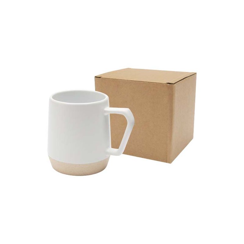 Caneca de cerámica de 300 ml con acabado mate "Dolce"