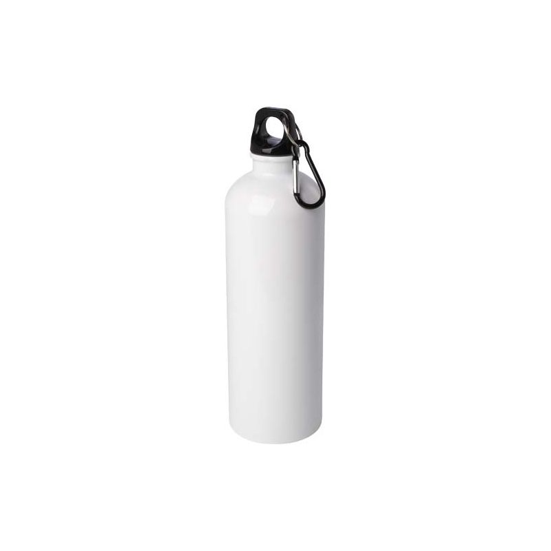 Garrafa de agua con mosquetón de pared simple de acero inoxidable con certificación RCS de 750 ml "Oregon"