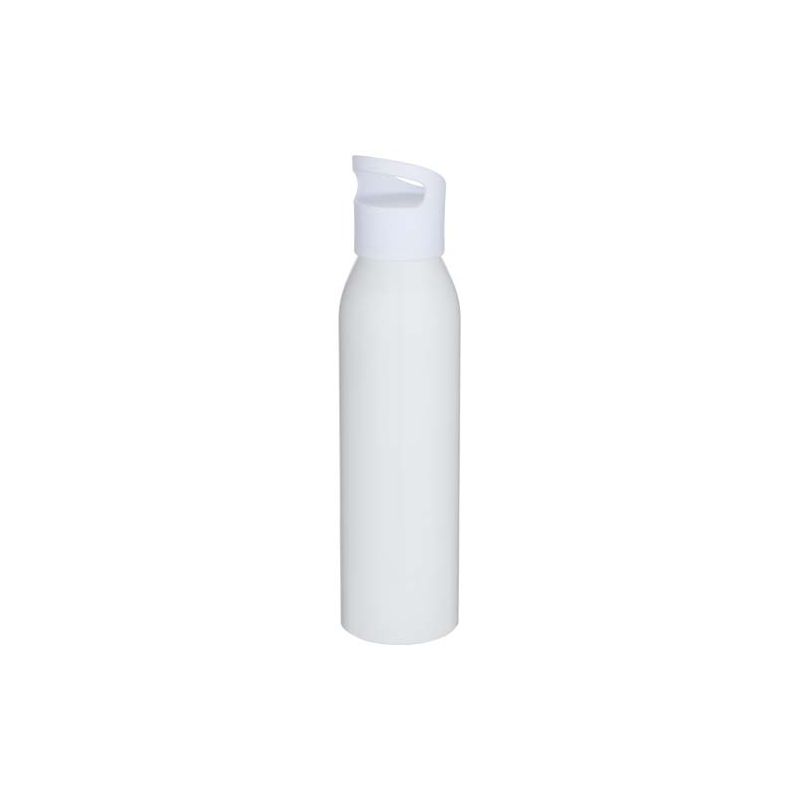 Botella de agua de acero inoxidable de pared simple reciclada RCS de 650 ml "Sky"