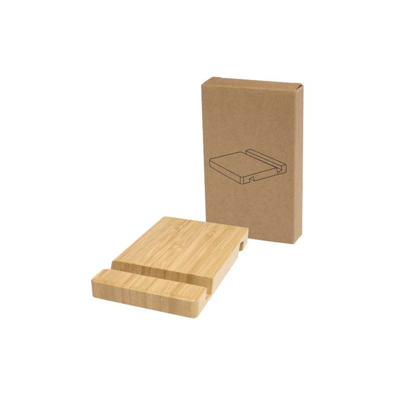 Soporte de móvil y tableta de 2 ángulos de bambú "Bubup"