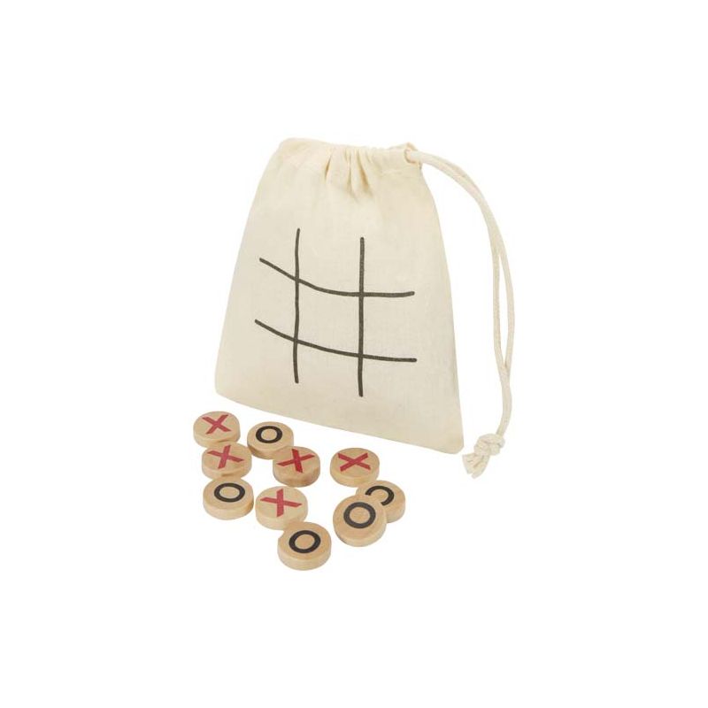 Tres en raya de madera "Whorl"