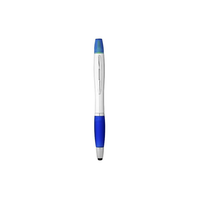 Bolígrafo con marcador y stylus "Nash" (tinta negra)