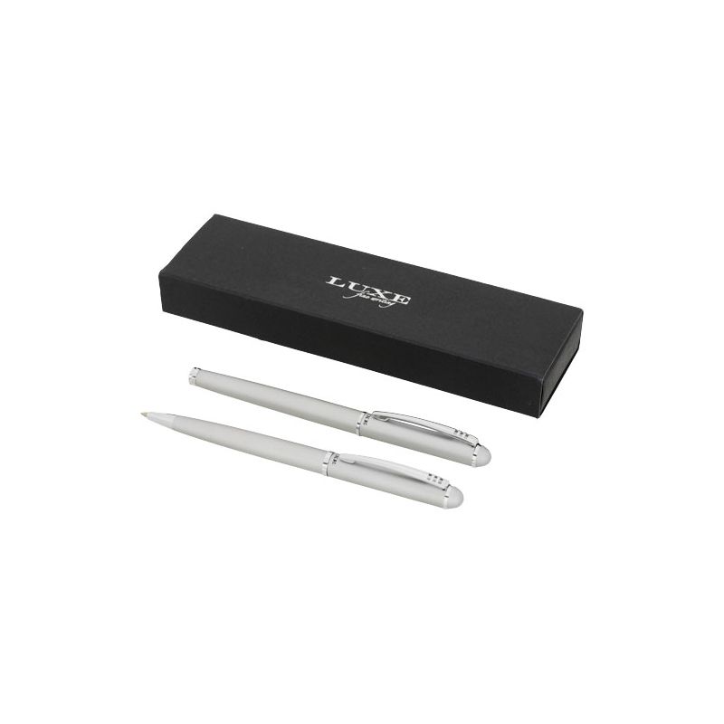 Set de bolígrafo y rollerball "Andante" (tinta negra)