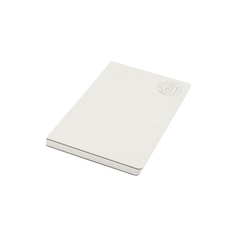 Cuaderno de notas sin lomo en tamaño de referencia A5 "Dairy Dream" fabricado con envases de leche reciclados