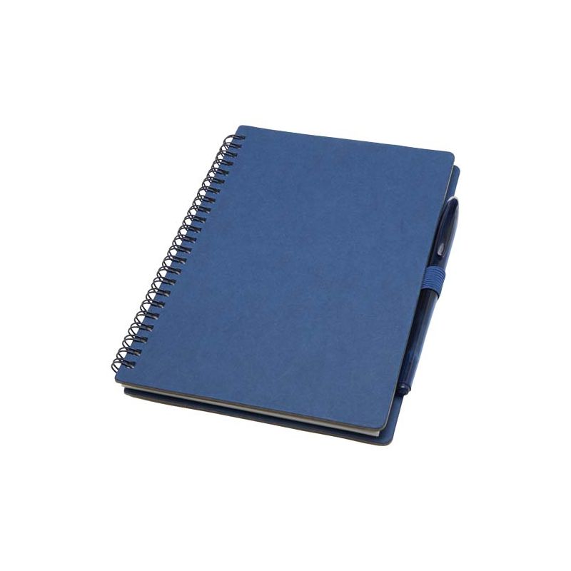 Conjunto de bloc de notas de tapa dura y bolígrafo reutilizable "Slate" (tinta negra)