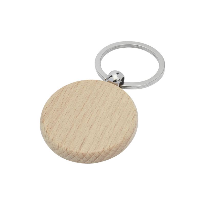Llavero redondo de madera de haya "Giovanni"