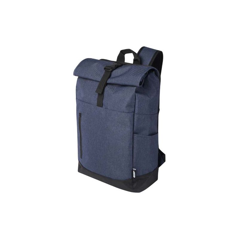 Mochila para portátil de 15,6" reciclada GRS con cierre enrollable "Hoss" 12L