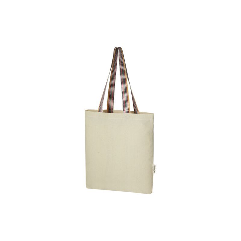 Saco de algodón reciclado de 180 g/m² de 5 L “Rainbow”