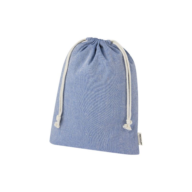 Saco de algodón reciclado de 150 g/m² grande 4 L "Pheebs"