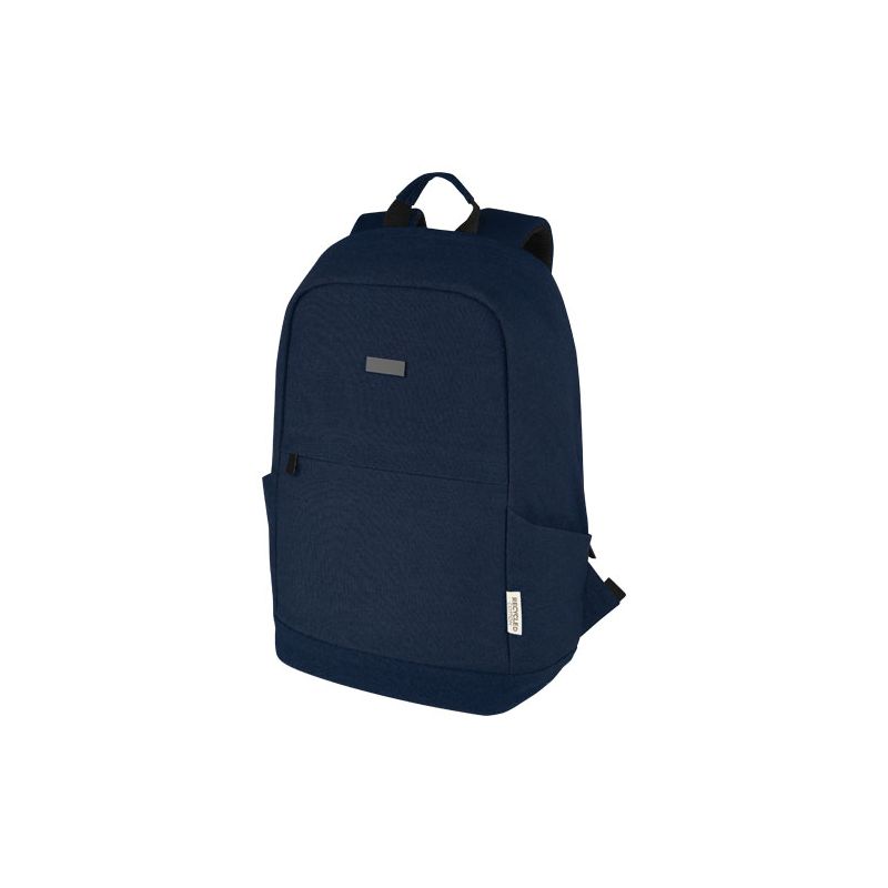 Mochila antirrobo para portátil de 15,6" de lona reciclada GRS de 18L "Joey"