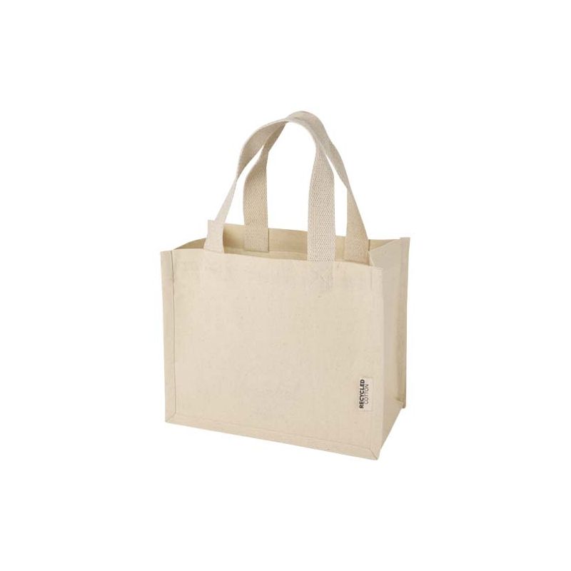 Saco mini de 9 L con refuerzo integral de algodón reciclado GRS de 220 g/m² "Odessa"