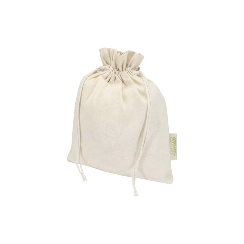 Bolsa de regalo de material de producción biológica OCS de 140 g/m² - 30 x 25 cm "Odisha"