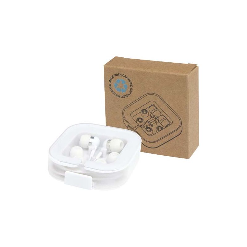 Auriculares Tipo C con cable con caja de almacenamiento de plástico reciclado "Baekdu"