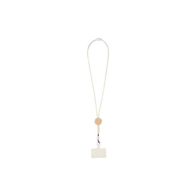 Lanyard para smartphone con detalles en bambú "Adhab"