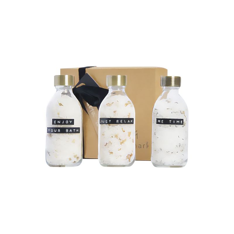 Set de 3 piezas de 200 ml de sales de baño "Wellmark Just Relax"