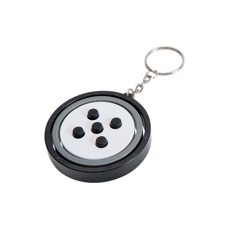 Llavero con giroscopio de juguete de plástico reciclado "Spinx"