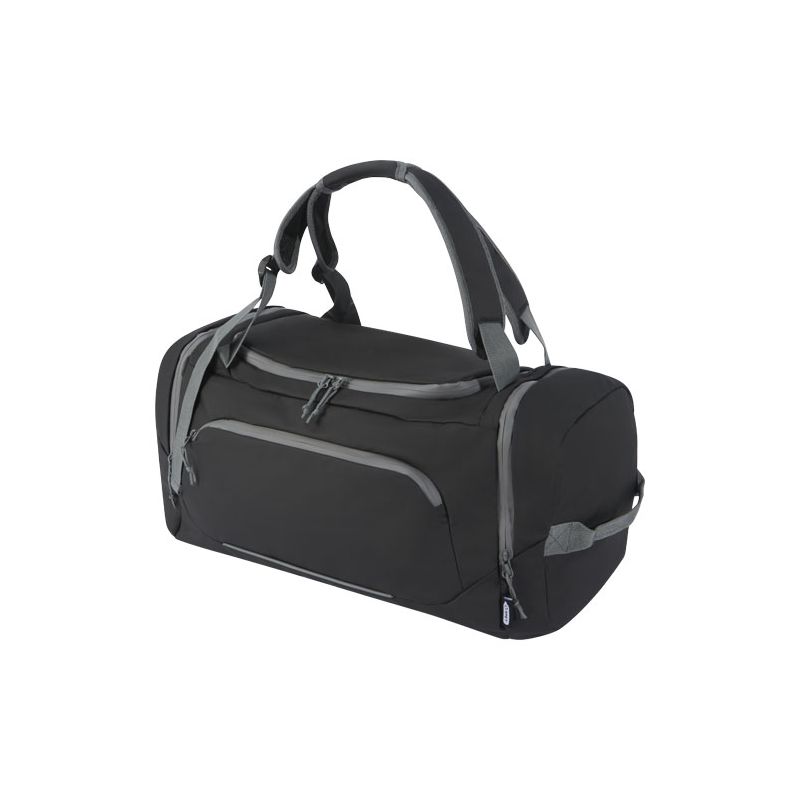 Mochila saco de lona impermeable reciclada con certificación GRS de 35 L "Aqua"