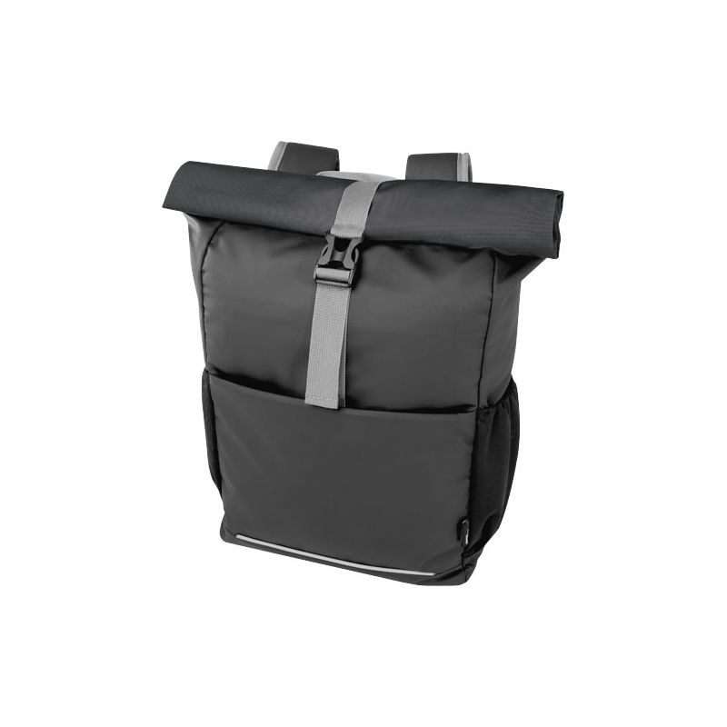 Saco de bicicleta impermeable reciclado GRS de 20 L con cierre enrollable de 15" "Aqua"