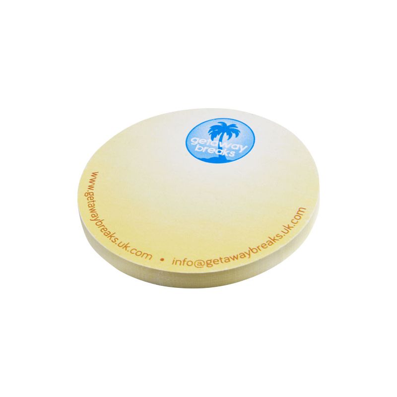 Notas adhesivas recicladas en forma de círculo "Sticky-Mate®"