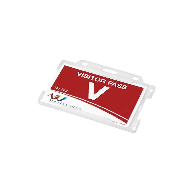 Portatarjetas de plástico reciclado "Vega"