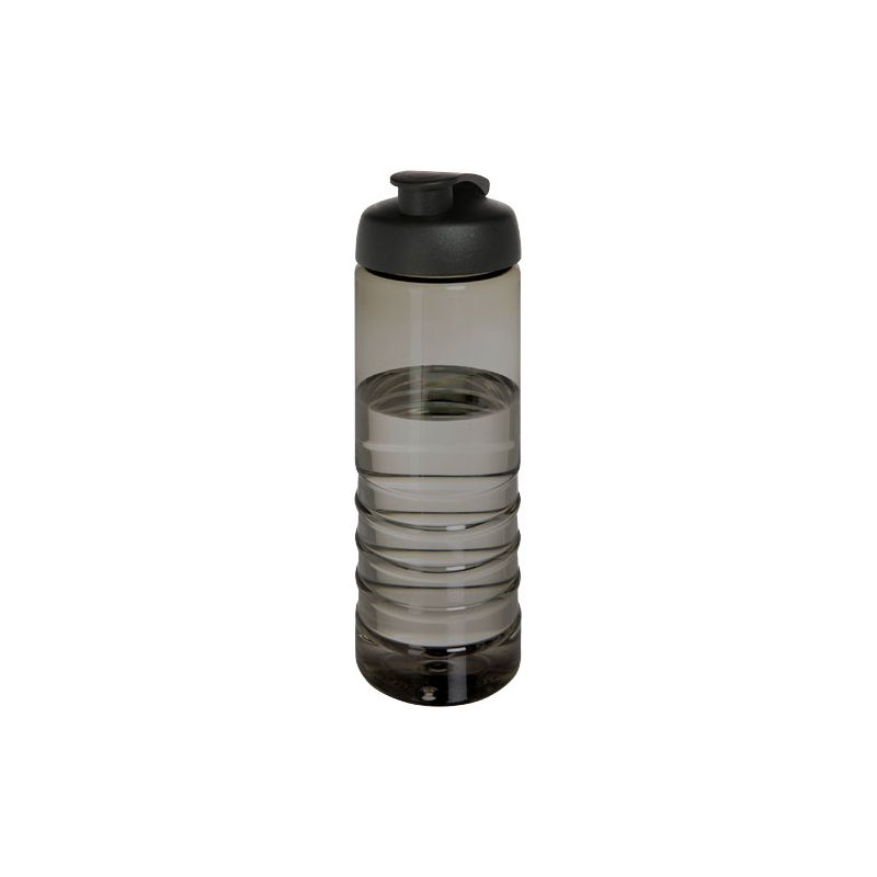 Botella deportiva con tapa abatible de 750 ml "H2O Active® Eco Treble"
