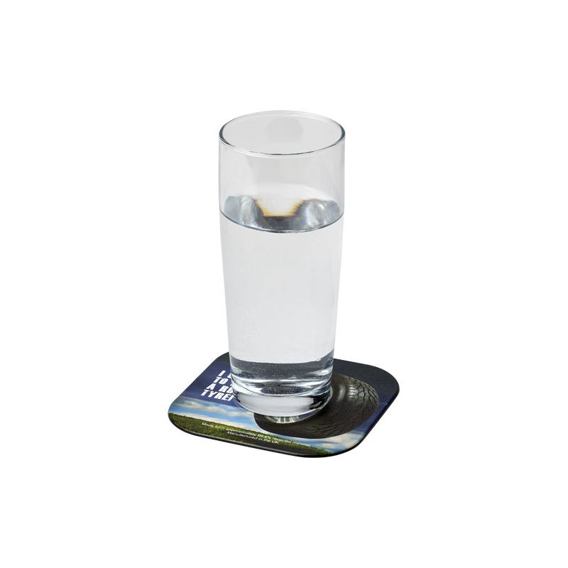 Posavasos cuadrado de material de neumáticos Brite-Mat®