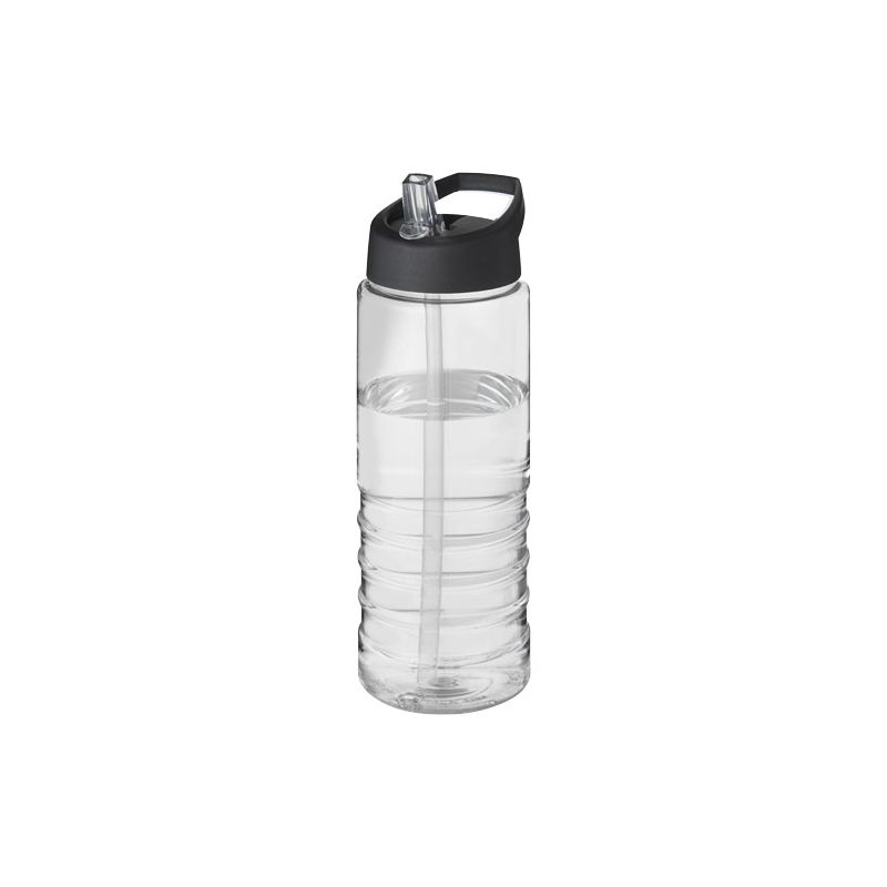 Botella deportiva de 750 ml con tapa de pico "H2O Treble"