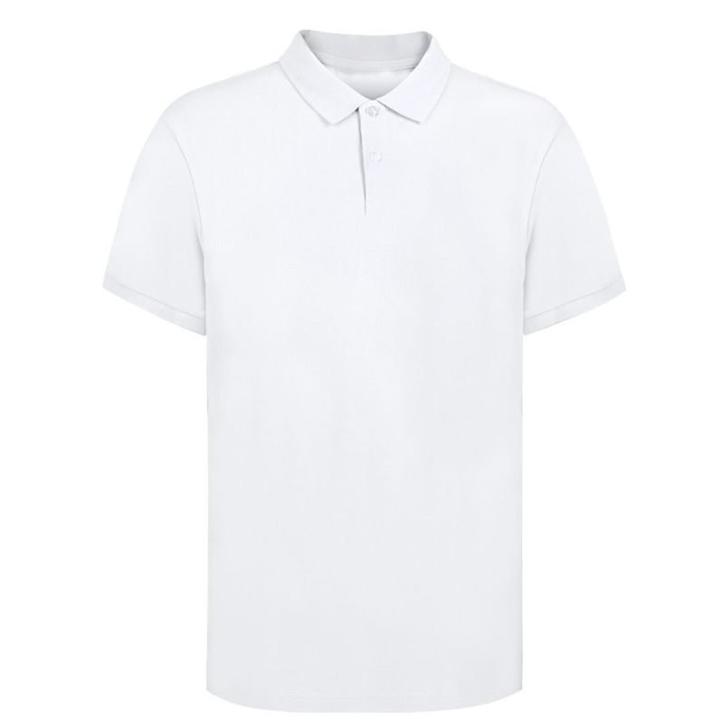 Polo blanco de adulto Koupan