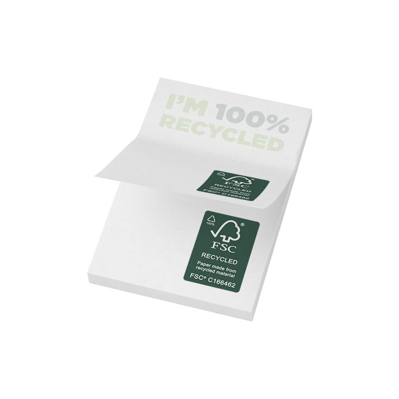 Notas adhesivas recicladas 50 x 75 mm "Sticky-Mate®"