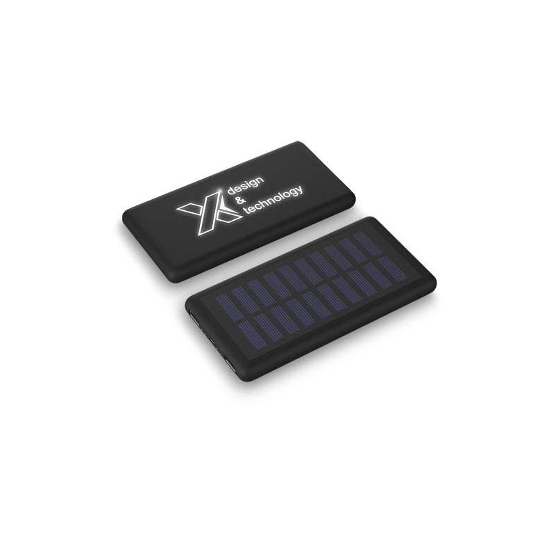 SCX.design P30 batería externa solar iluminada de 8000 mAh