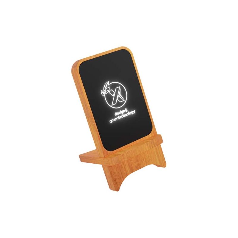 Soporte de madera inalámbrico luminoso de 15W "SCX.design W16"