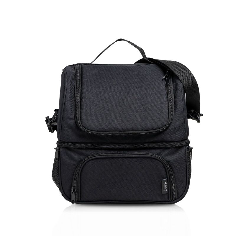 Ecolunch bolsa térmica de RPET con dos compartimentos