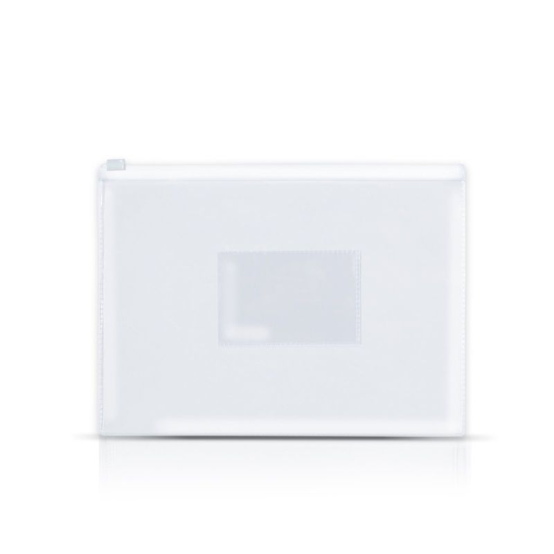 Zipdoc Carpeta portadocumentos A5 en PVC, con cierre