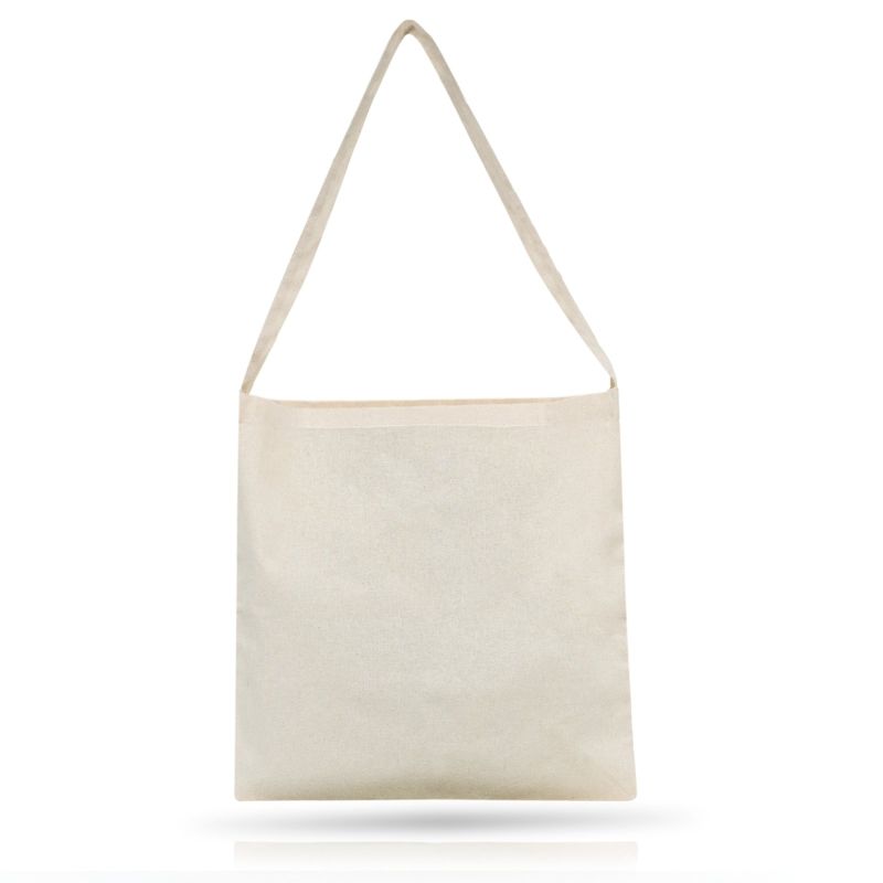 Uno Bolsa de algodón con asa única 100% algodón 140g