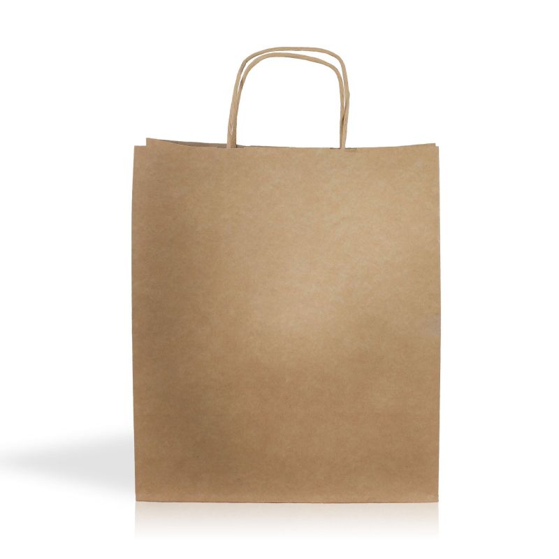Kraft08 Bolsa de papel kraft 90g/m2 28X32X10cm