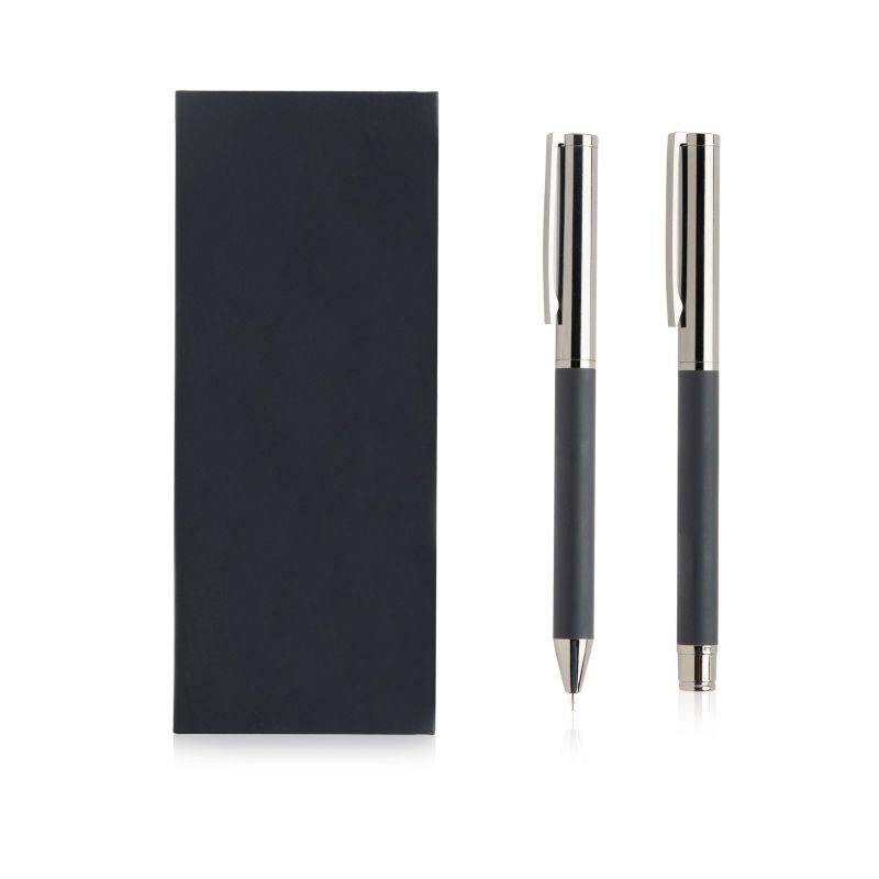 Kalel Conjunto de roller y bolígrafo de metal, estuche de regalo