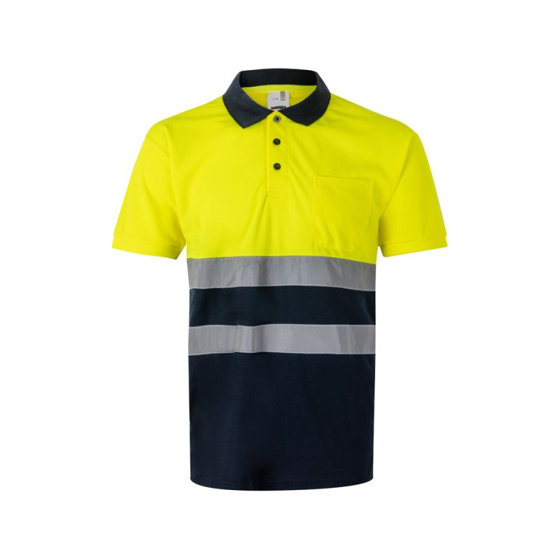 VL FORTUNA Polo de ojo de pájaro (140g/m²) de manga corta, en poliéster (100%).