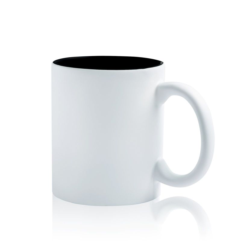 Taza de cerámica Matte Popmug con exterior mate, 325 ml