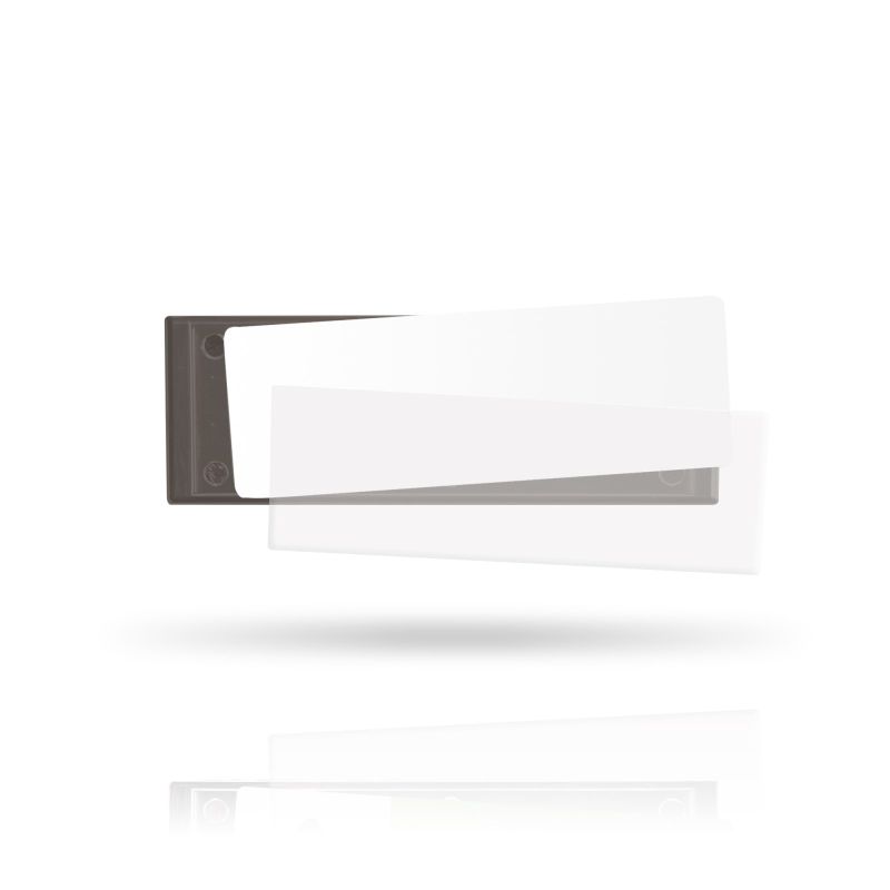 Placa de identificación con imán - antracita
