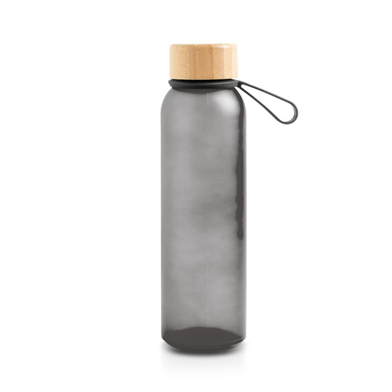 Atlántida Botella de vidrio esmerilado 500ml, con asa de silicona