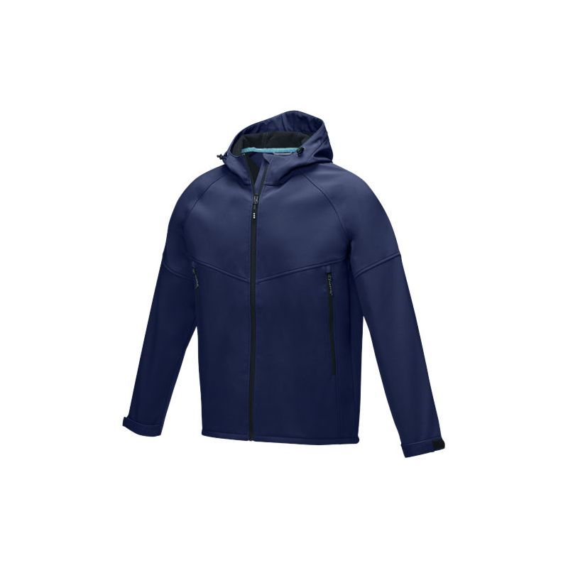 'Casaco softshell para hombre reciclado certificado GRS "Coltan"'