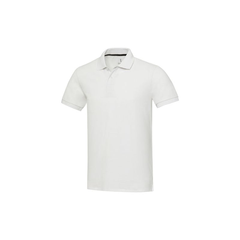 Unisex short-sleeve polo reciclado "Aware™ Emerald"