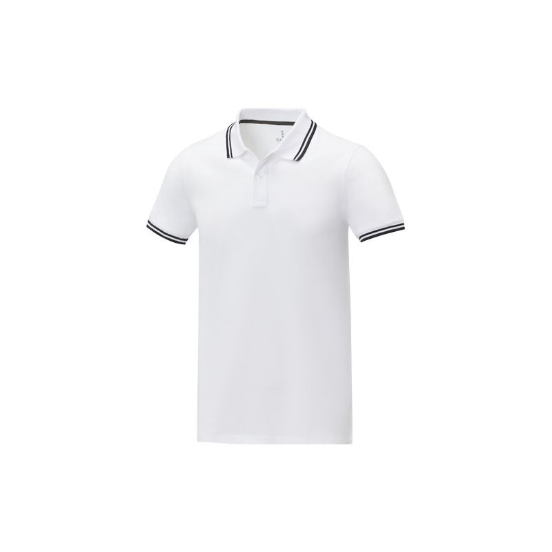 Polo de manga corta con ribete para hombre "Amarago"