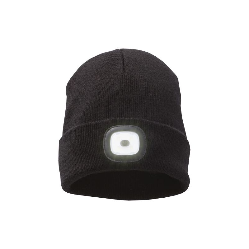 Gorro de punto con LED potente