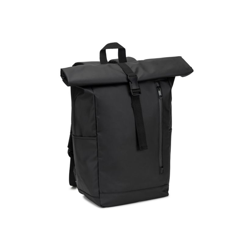 OSASCO BPACK Mochila "Roll top" con diseño de sistema de cierre que permite enrollar la parte superior hasta ajustarla al volumen de la mochila, en poliéster reciclado 600D.