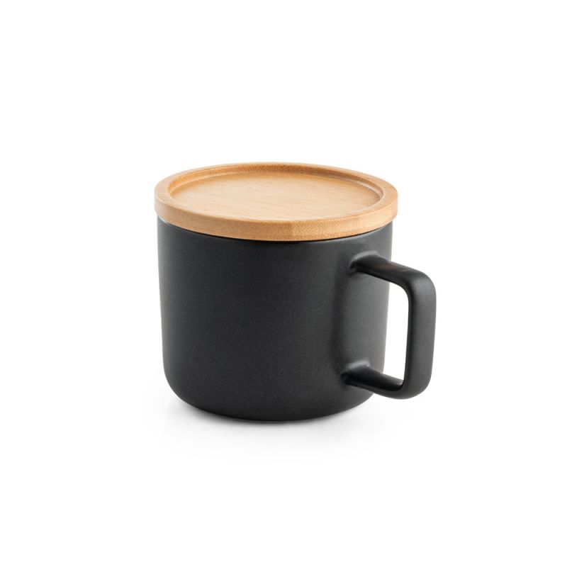 FANGIO Taza de cerámica con base de bambú 230 ml