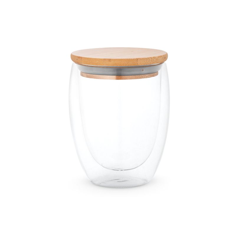 ECUADOR L Vaso de viaje de vidrio de borosilicato 350 ml