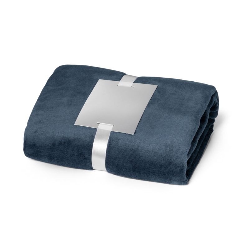 DYLEAF Manta polar (240 g/m²) con tira para tarjeta de personalización